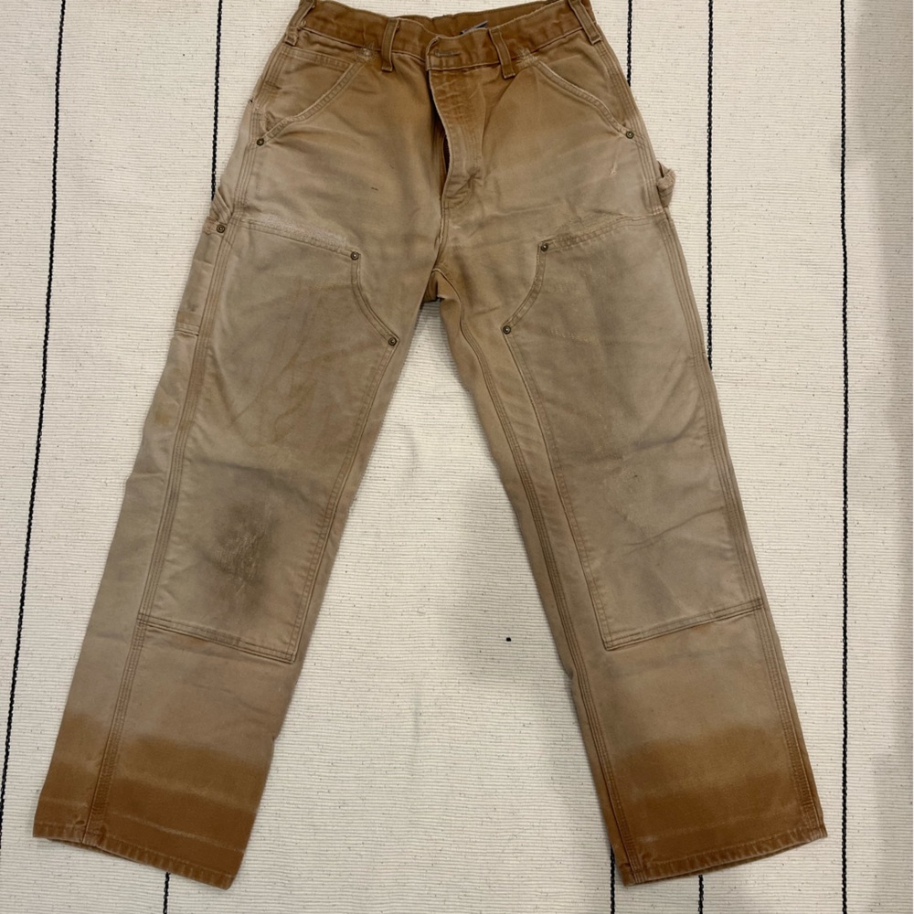 Worn Carhartt double front original firm duck